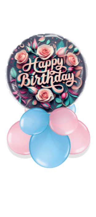 Birthday Roses Balloon