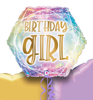 Birthday Girl Opal  Balloon