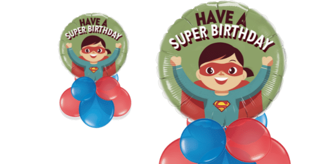 Super Hero Girl Balloon