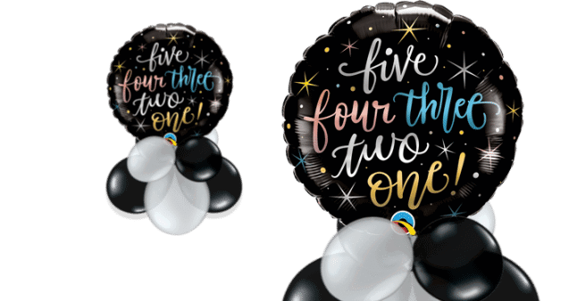 New Year Countdown Balloon