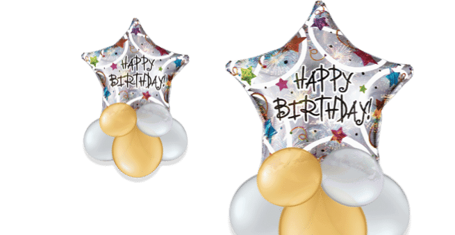 Silver Star Balloon