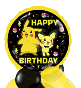 Pokemon Pikachu Birthday Balloon