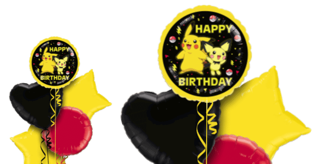 Pokemon Pikachu Birthday Balloon