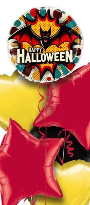 Retro Bat Halloween Balloon
