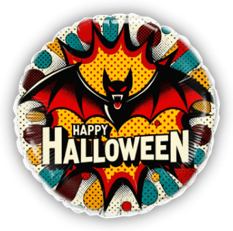 Retro Bat Halloween