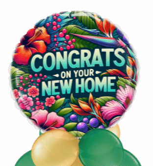 Lush New Home Balloon