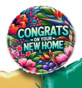 Lush New Home Balloon