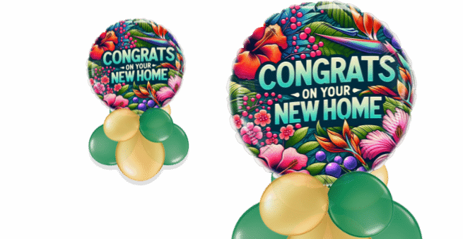 Lush New Home Balloon