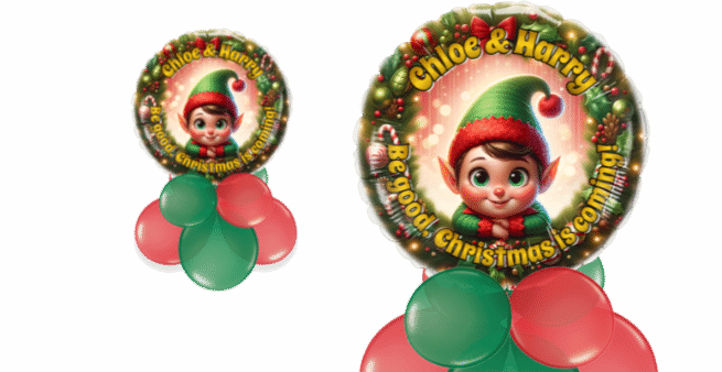 Christmas Elf Balloon