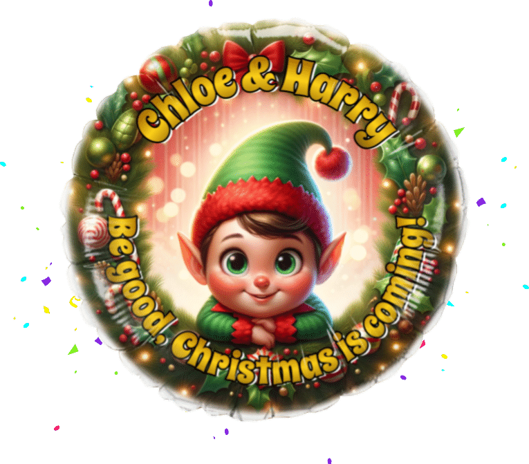 Christmas Elf balloon 