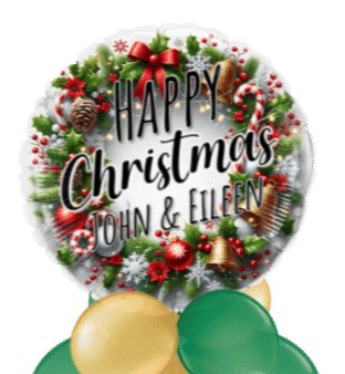 Christmas Wreath Balloon