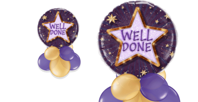 Well Done Star Balloon