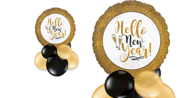 Hello New Year Balloon