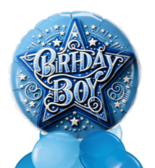 Birthday Boy Star Balloon