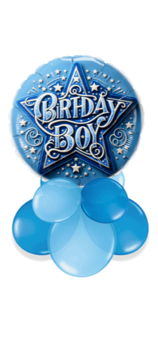Birthday Boy Star Balloon