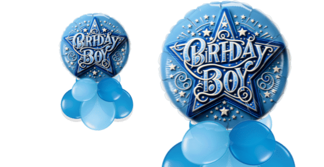 Birthday Boy Star Balloon