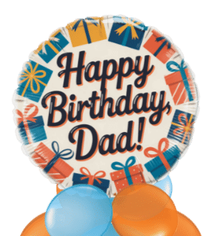 Happy Birthday Dad Presents Balloon