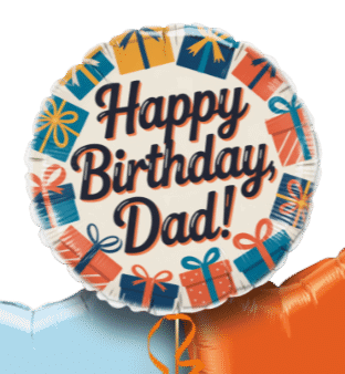 Happy Birthday Dad Presents Balloon
