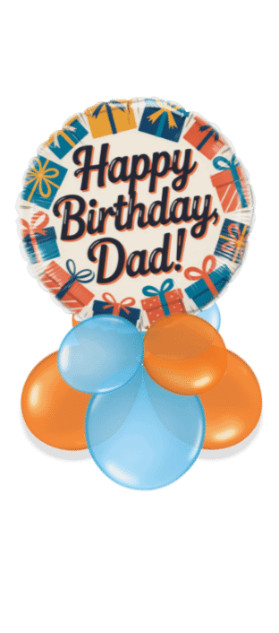 Happy Birthday Dad Presents Balloon
