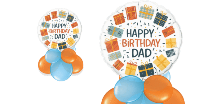 Happy Birthday Dad Presents Balloon