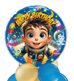 Space Adventure Magical Message Balloon
