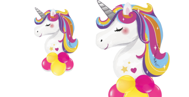 Rainbow Unicorn Balloon