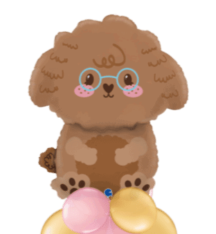 Cute Poodle Balloon