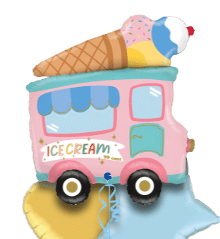 Retro IceCream Van Balloon