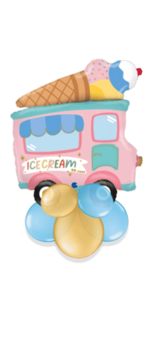 Retro IceCream Van Balloon