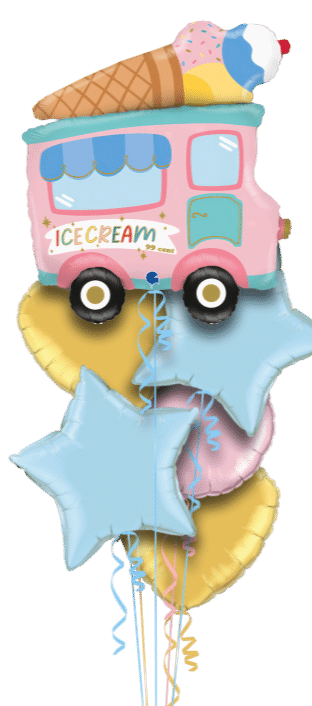 Retro IceCream Van Balloon