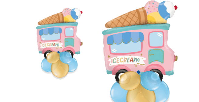 Retro IceCream Van Balloon