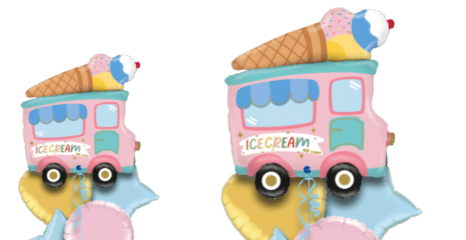 Retro IceCream Van Balloon
