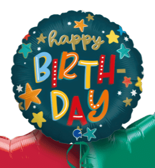 Birthday Stars Balloon