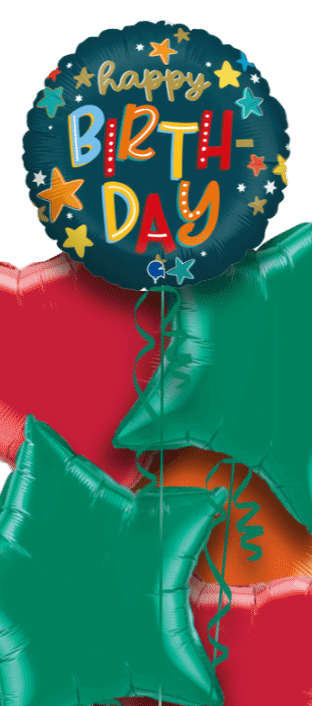 Birthday Stars Balloon