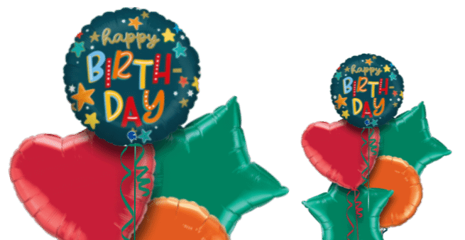 Birthday Stars Balloon