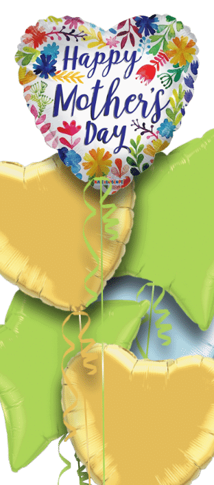 Mother's Day Bright Blooms Balloon