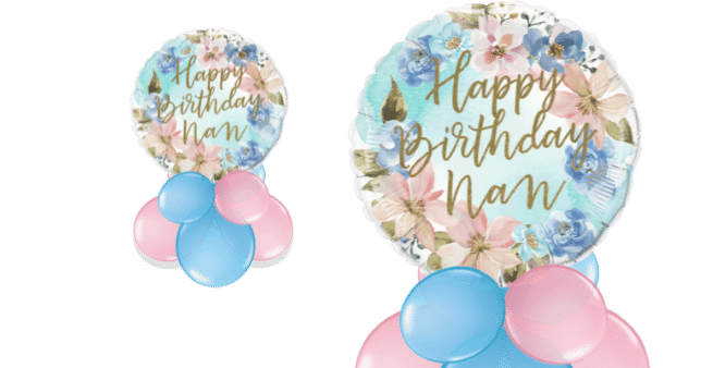 Happy Birthday Nan Balloon