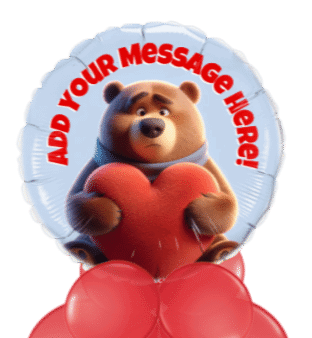 Big Hug Valentine's Bear Balloon
