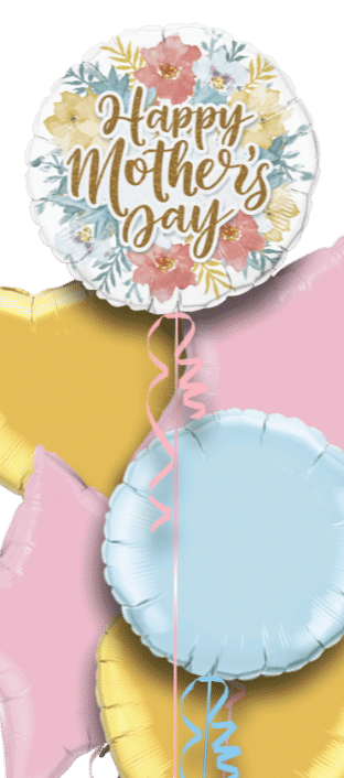 Mother's Day Gold Script Balloon