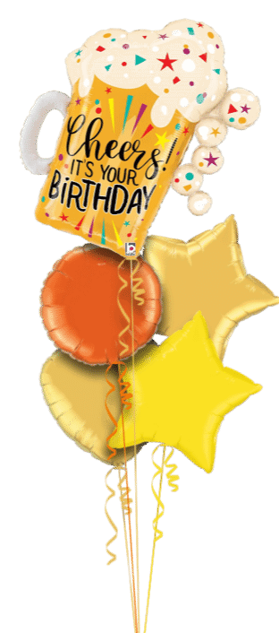 Cheers It's Your Birthday Beer Balloon