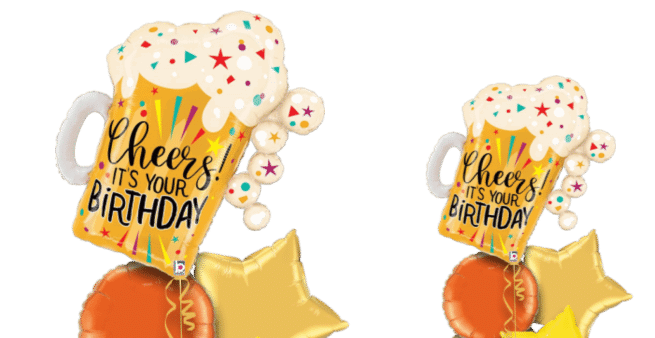 Cheers It's Your Birthday Beer Balloon