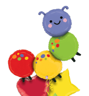Colourful Caterpillar Balloon