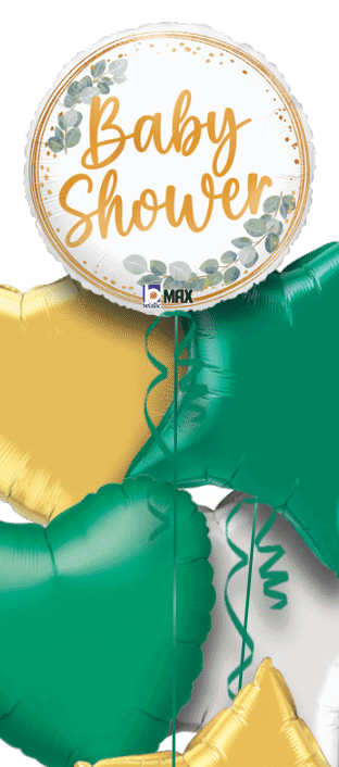 Baby Shower Gold Leaf Balloon