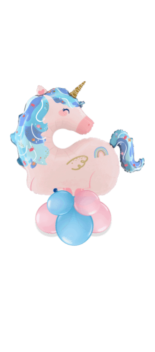 Magical Sitting Unicorn Balloon