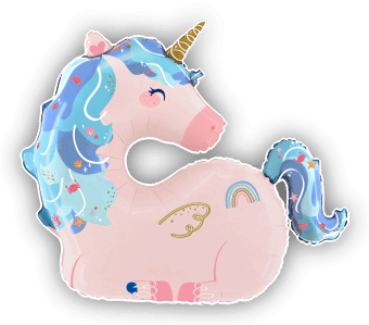 Magical Sitting Unicorn