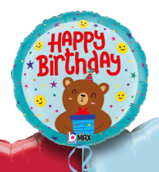 Birthday Bear Balloon