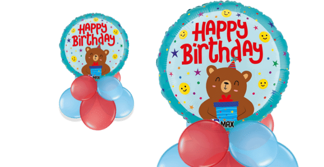 Birthday Bear Balloon