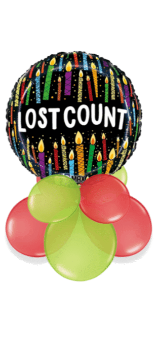 Lost Count Birthday Candles Balloon