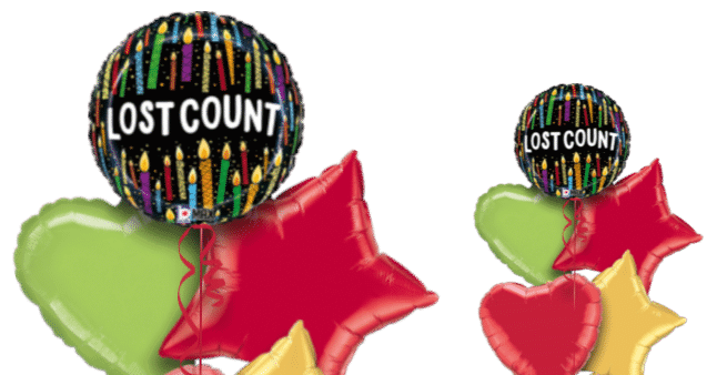 Lost Count Birthday Candles Balloon