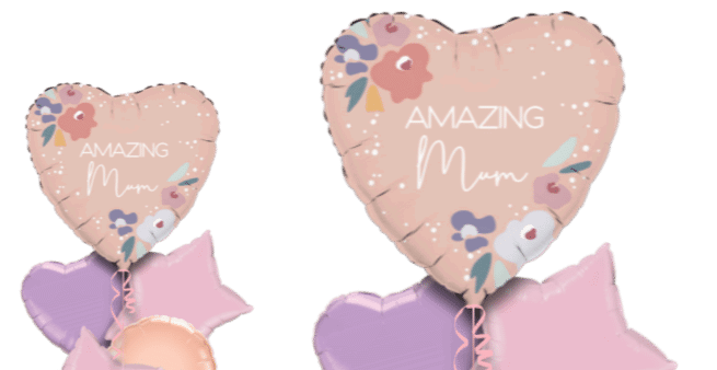 Jumbo Amazing Mum Heart Balloon